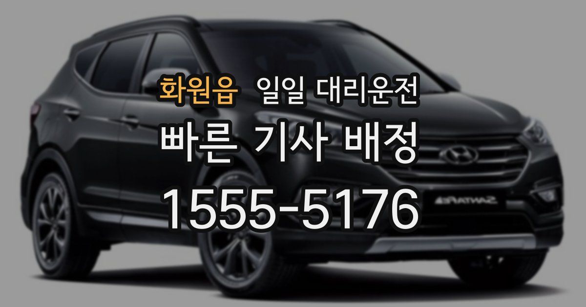 화원읍 일일 대리운전
