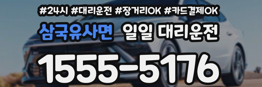 삼국유사면 일일 대리운전
