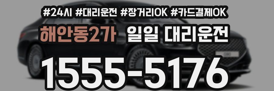해안동2가 일일 대리운전