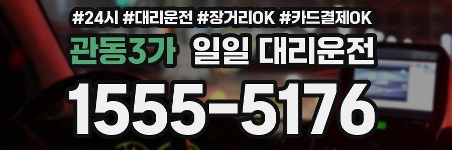 관동3가 일일 대리운전