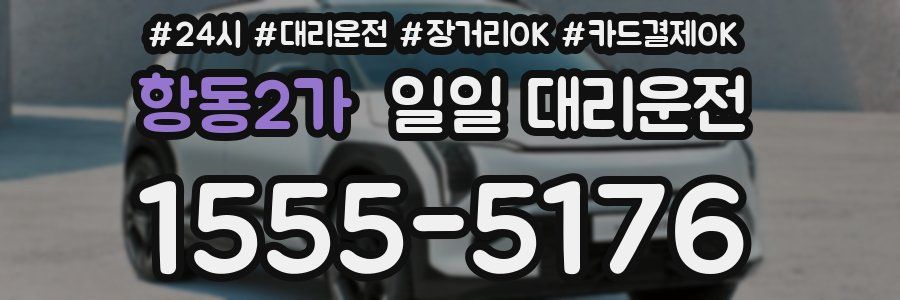 항동2가 일일 대리운전
