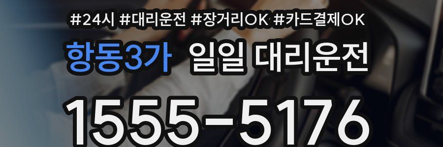 항동3가 일일 대리운전
