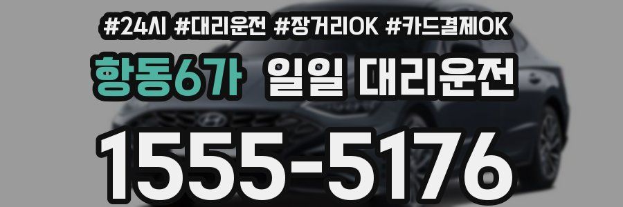 항동6가 일일 대리운전