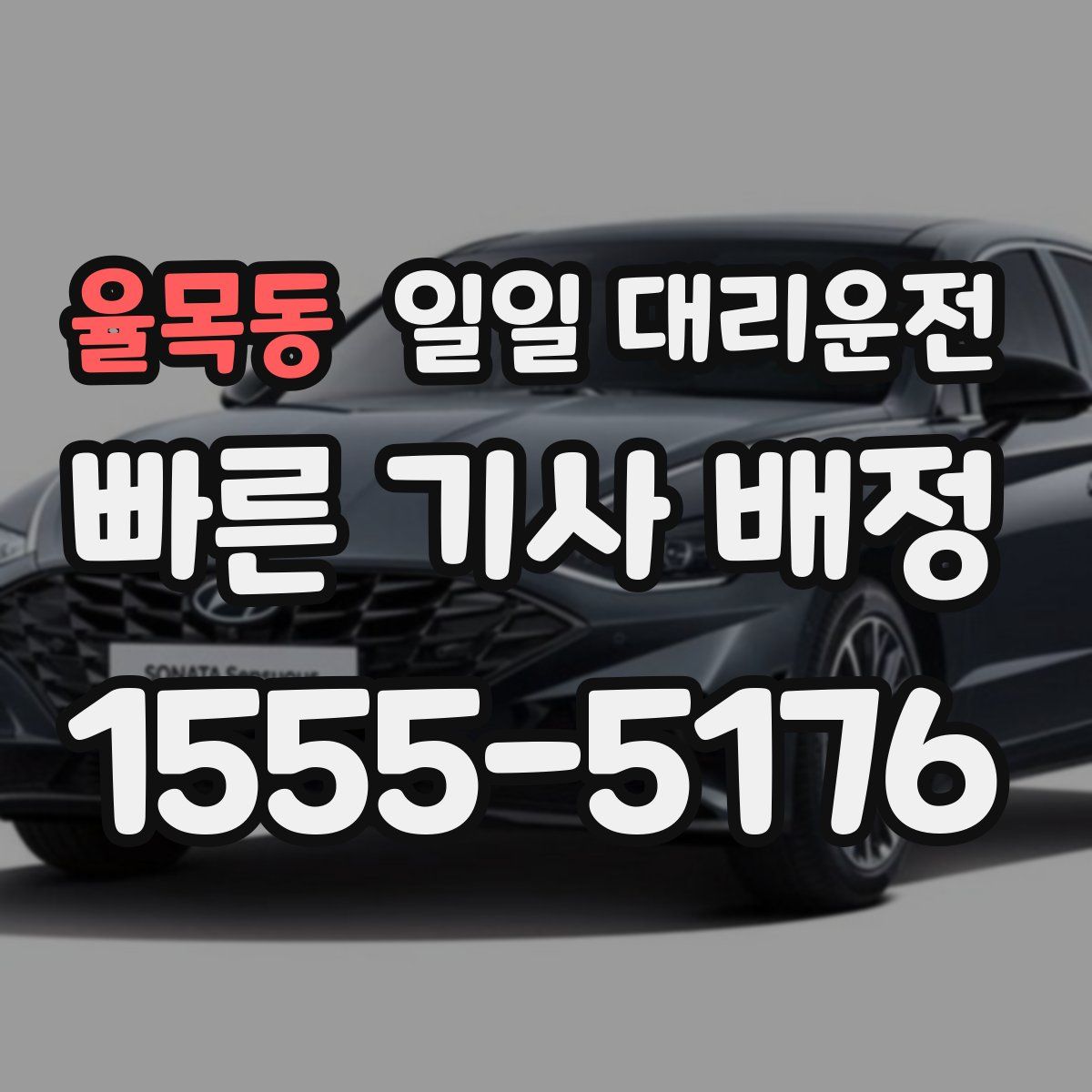 율목동 일일 대리운전