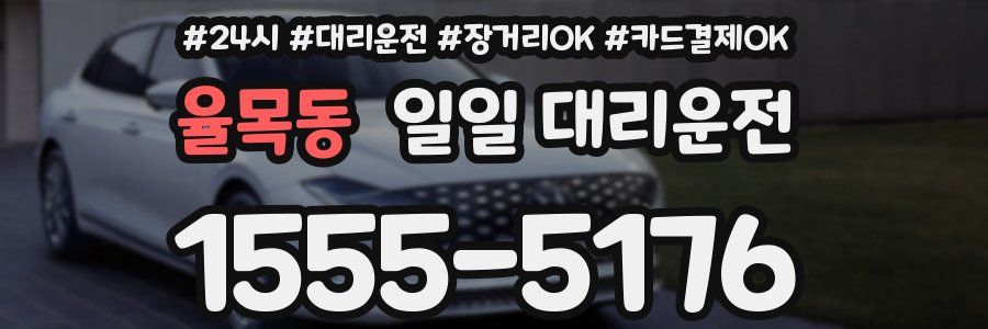 율목동 일일 대리운전
