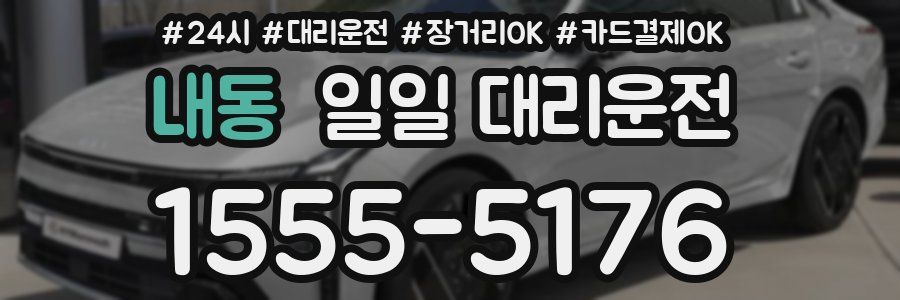 내동 일일 대리운전