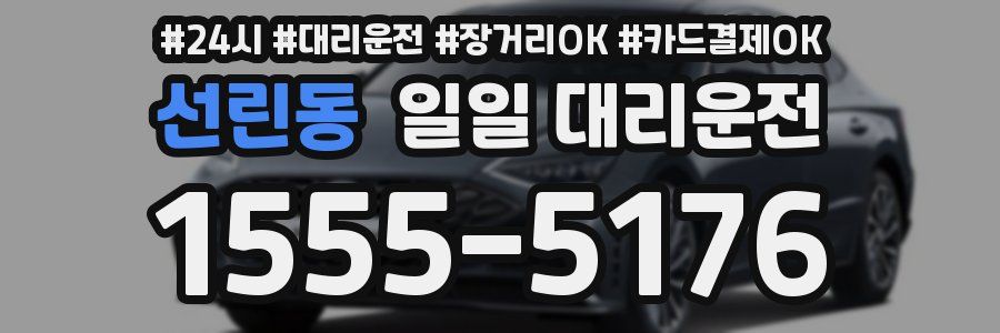 선린동 일일 대리운전