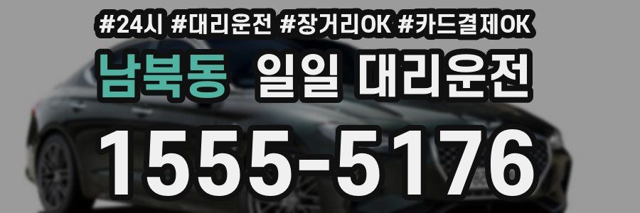 남북동 일일 대리운전