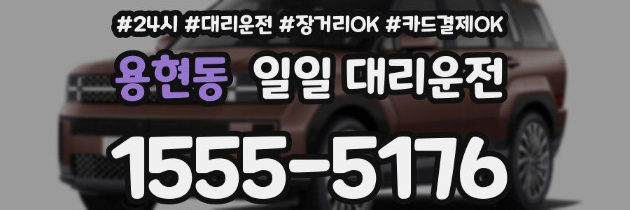 용현동 일일 대리운전