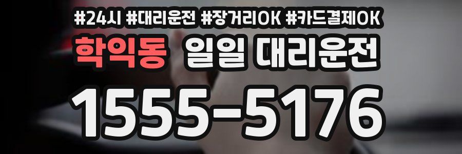 학익동 일일 대리운전