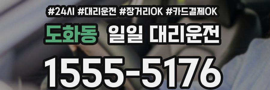 도화동 일일 대리운전