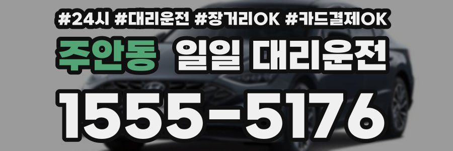 주안동 일일 대리운전