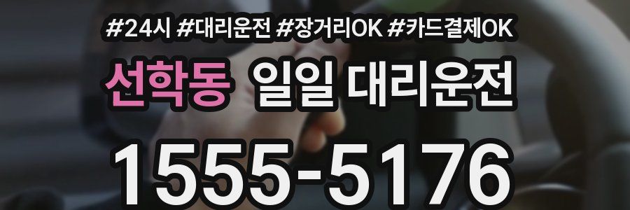 선학동 일일 대리운전