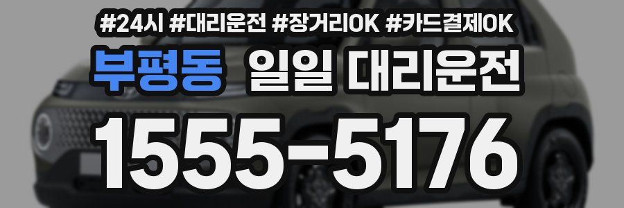 부평동 일일 대리운전
