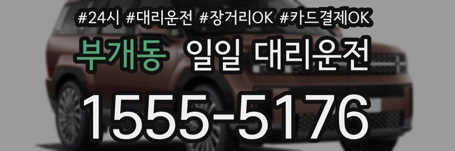부개동 일일 대리운전