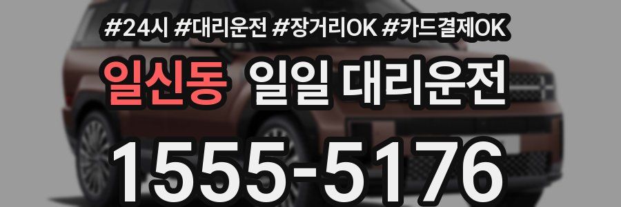 일신동 일일 대리운전