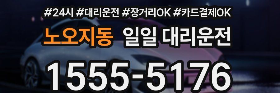 노오지동 일일 대리운전