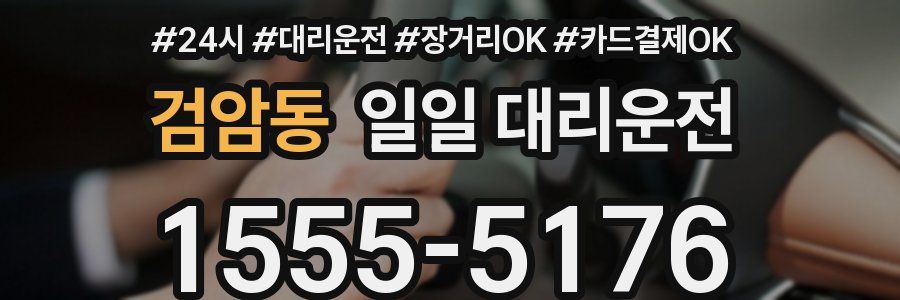 검암동 일일 대리운전