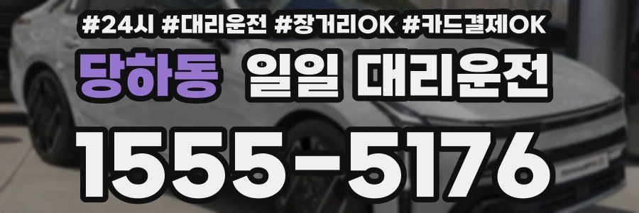 당하동 일일 대리운전