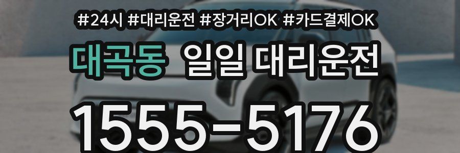 대곡동 일일 대리운전