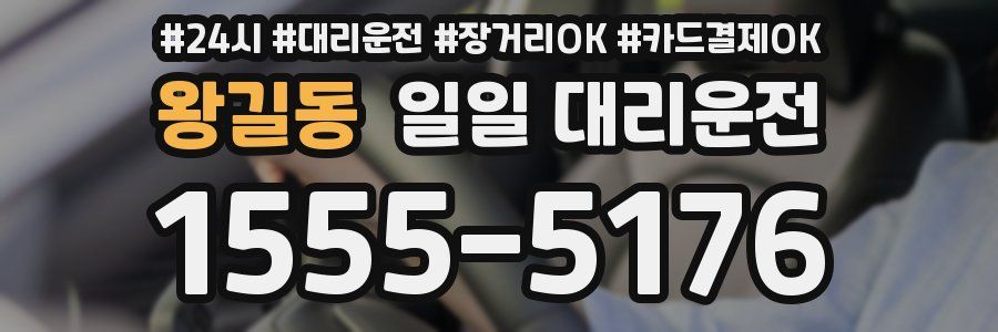 왕길동 일일 대리운전