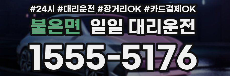 불은면 일일 대리운전