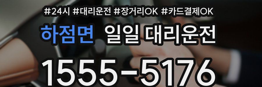 하점면 일일 대리운전