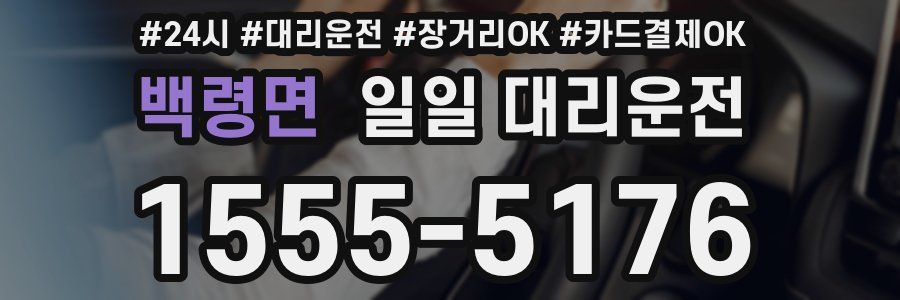 백령면 일일 대리운전