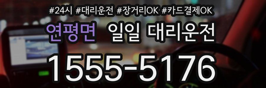 연평면 일일 대리운전