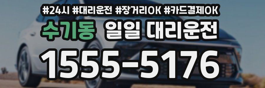 수기동 일일 대리운전