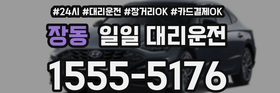장동 일일 대리운전
