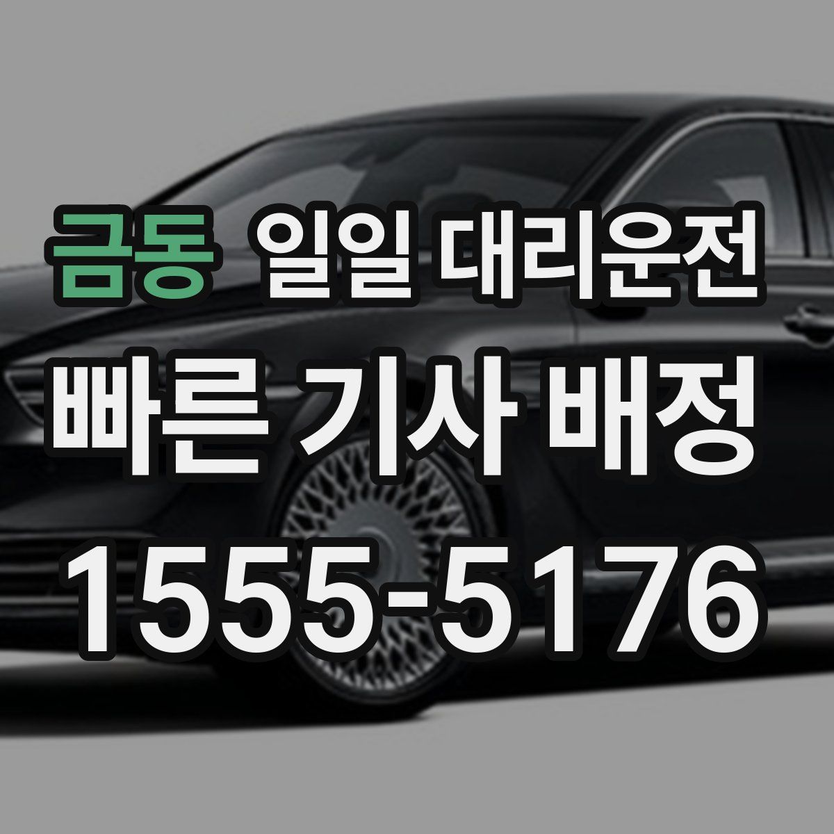금동 일일 대리운전