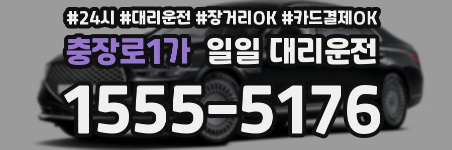 충장로1가 일일 대리운전
