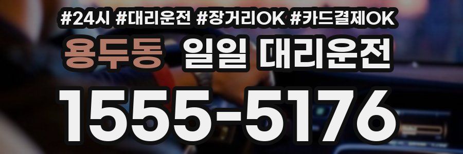 용두동 일일 대리운전