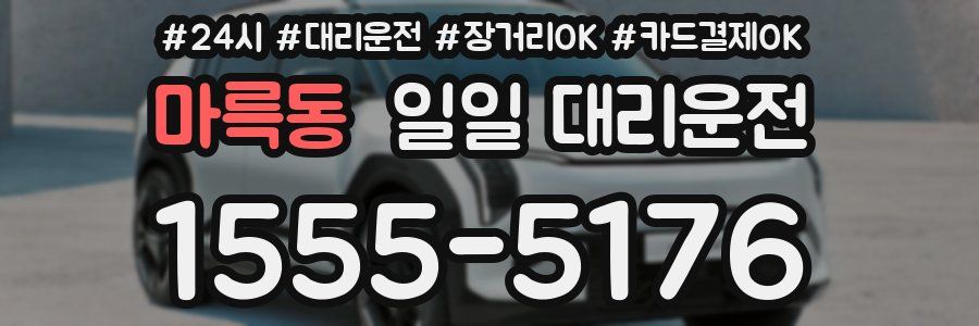 마륵동 일일 대리운전