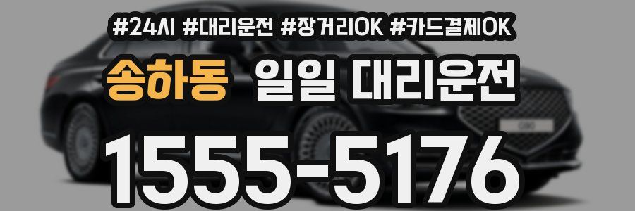 송하동 일일 대리운전