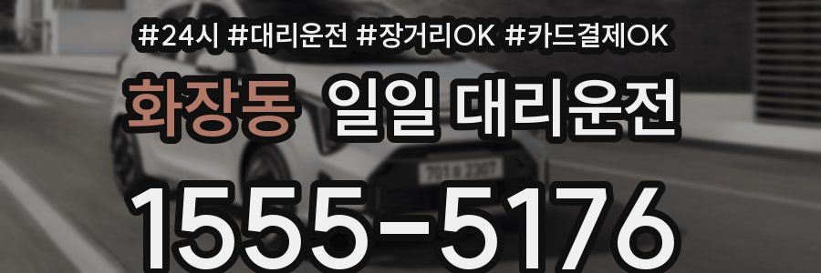 화장동 일일 대리운전
