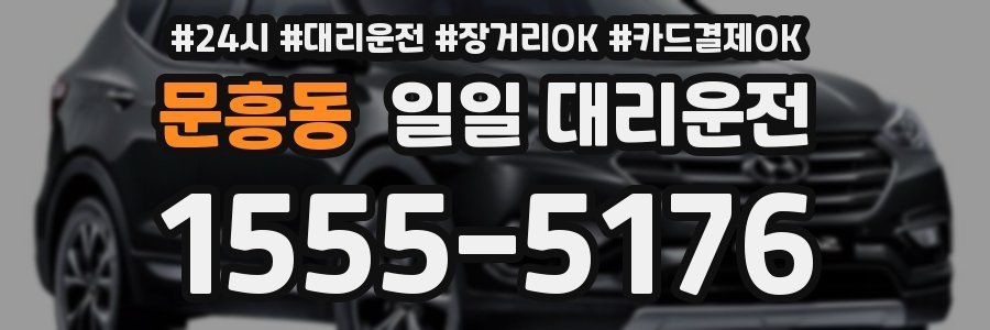 문흥동 일일 대리운전