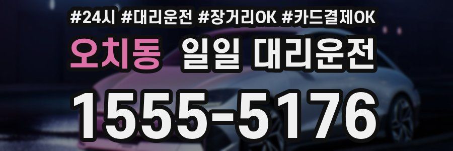 오치동 일일 대리운전