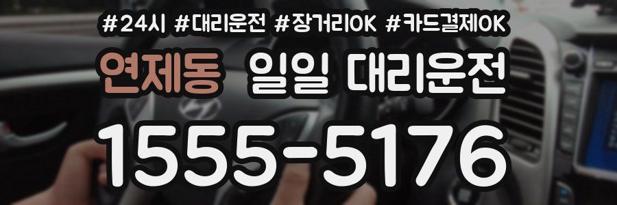 연제동 일일 대리운전