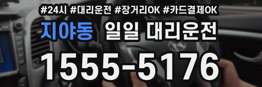 지야동 일일 대리운전