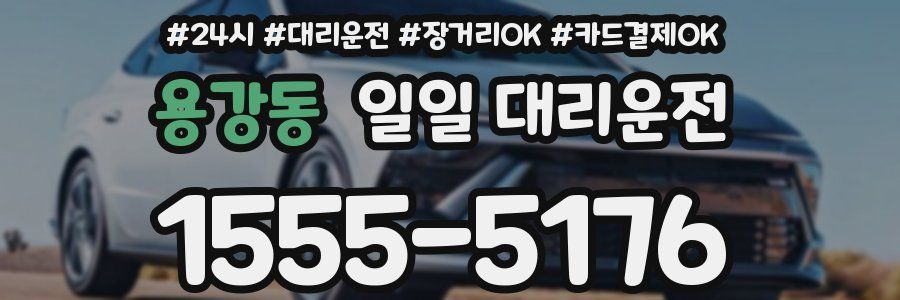 용강동 일일 대리운전