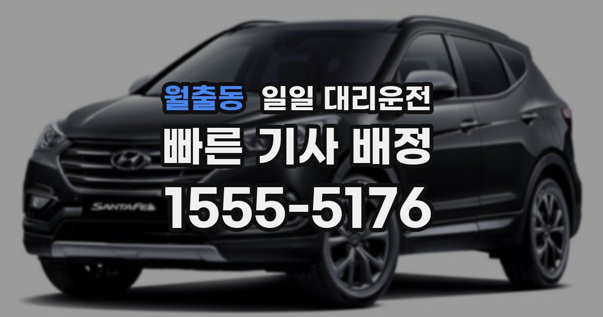 월출동 일일 대리운전