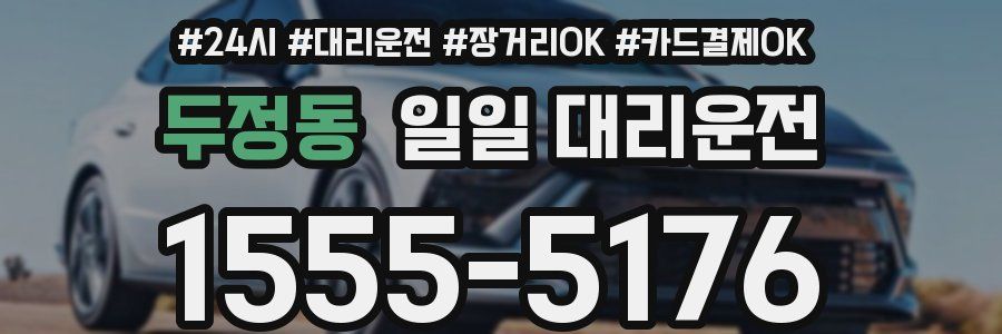두정동 일일 대리운전
