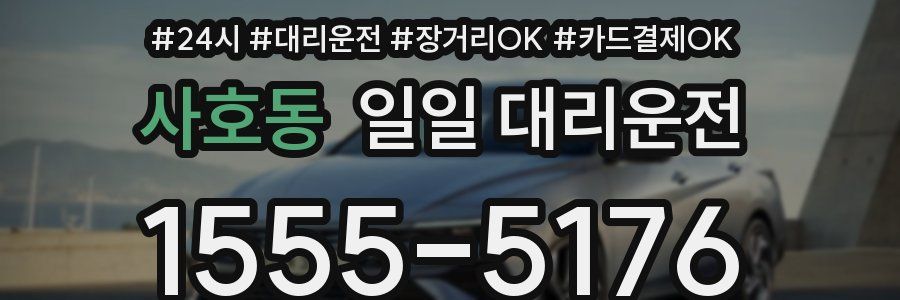 사호동 일일 대리운전
