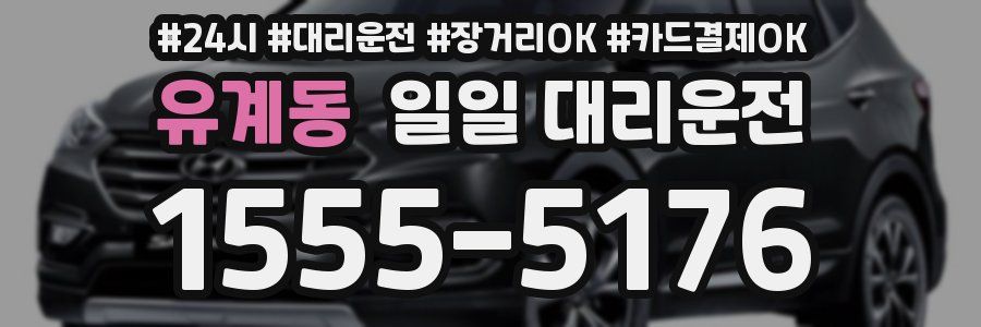 유계동 일일 대리운전