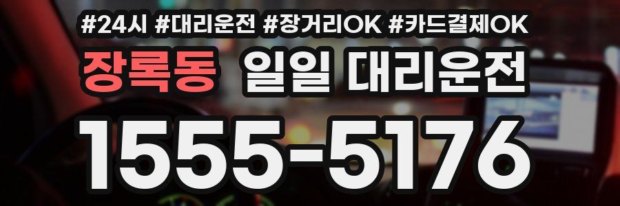 장록동 일일 대리운전