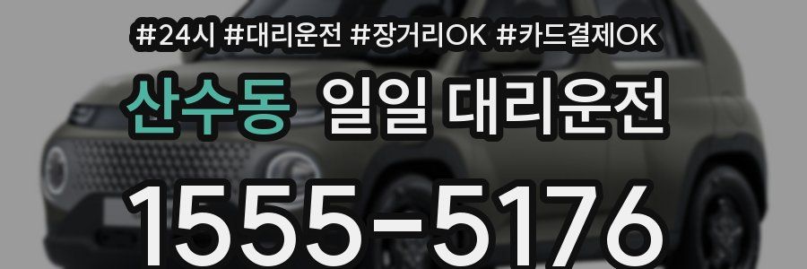 산수동 일일 대리운전