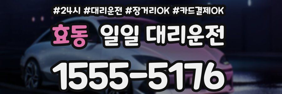 효동 일일 대리운전