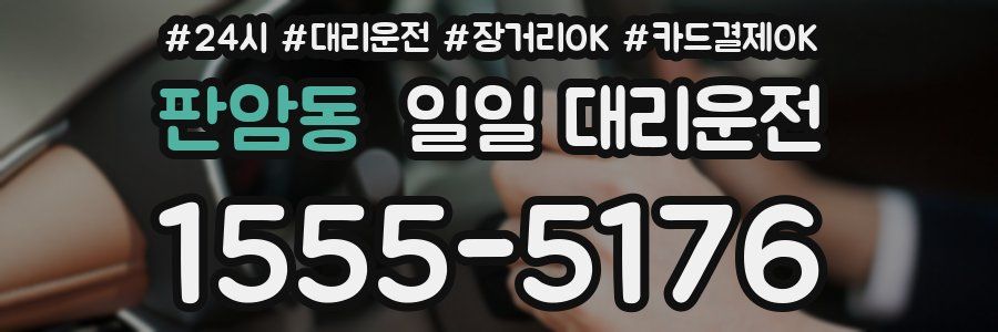 판암동 일일 대리운전